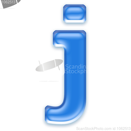 Image of Aqua letter