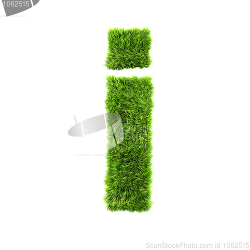 Image of grass lower-case letter