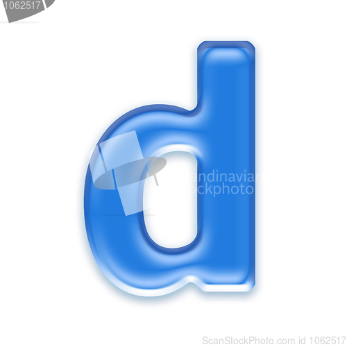 Image of Aqua letter
