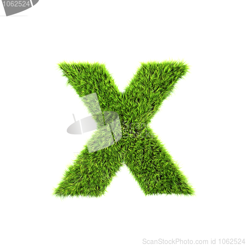 Image of grass lower-case letter