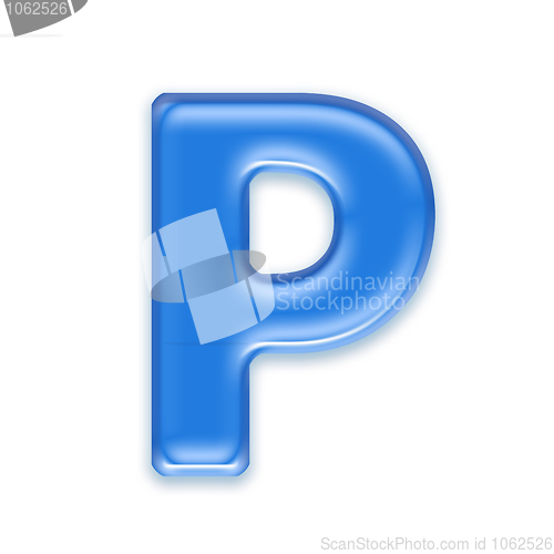 Image of Aqua letters