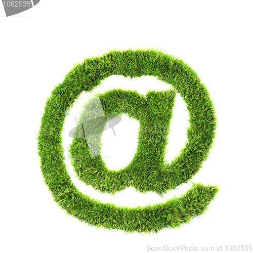 Image of grass letter