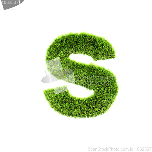 Image of grass lower-case letter