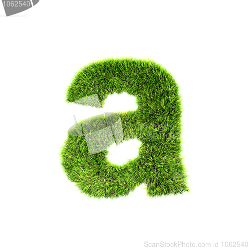 Image of grass lower-case letter