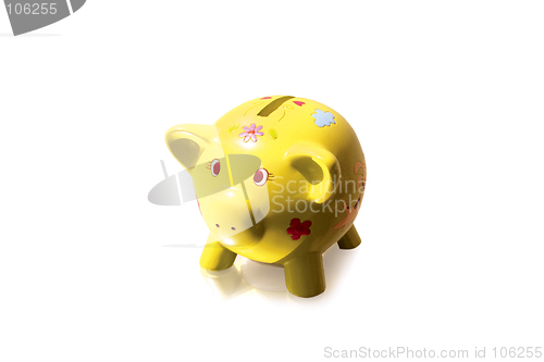 Image of Yellow piggy bank-1