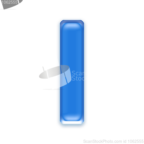 Image of Aqua letter