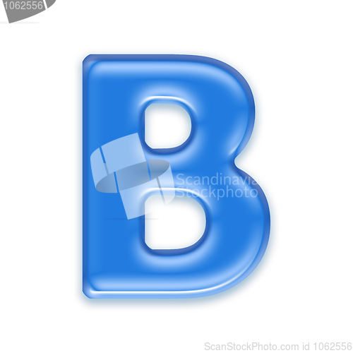 Image of Aqua letters