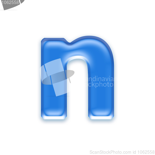 Image of Aqua letter