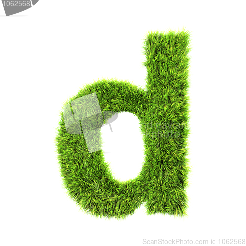 Image of grass lower-case letter