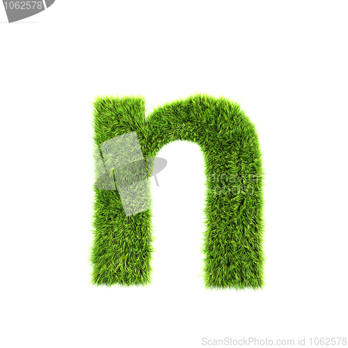 Image of grass lower-case letter