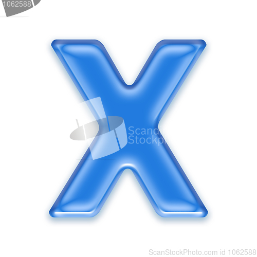 Image of Aqua letters