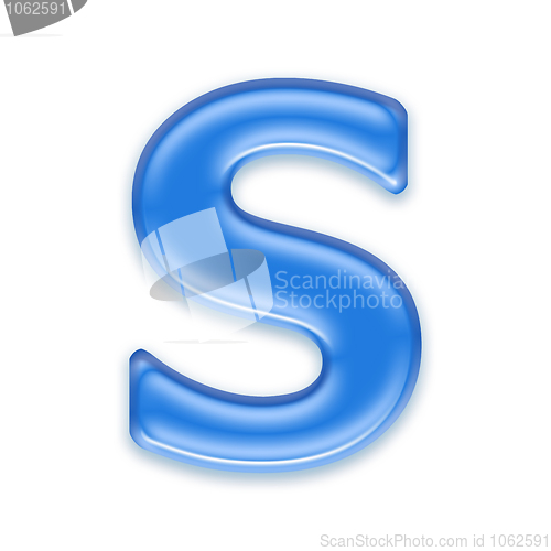 Image of Aqua letters