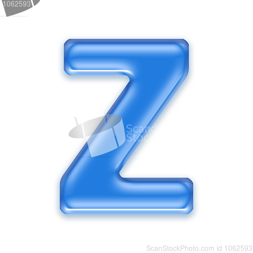 Image of Aqua letters