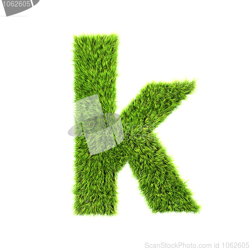 Image of grass lower-case letter
