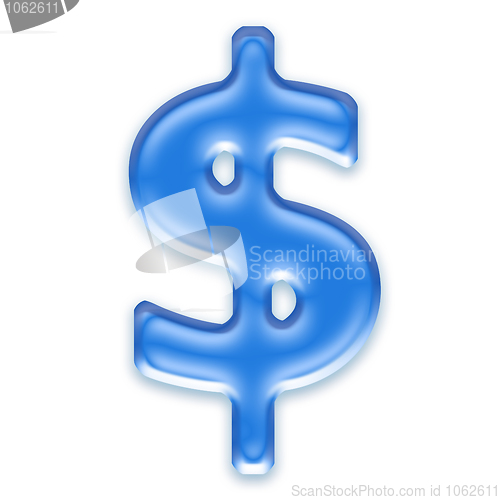 Image of Aqua dollar sign