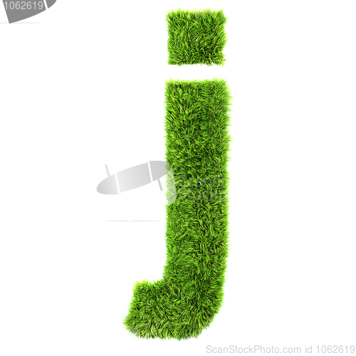 Image of grass lower-case letter