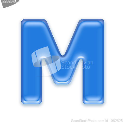 Image of Aqua letters