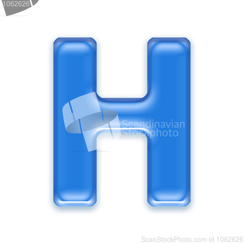 Image of Aqua letters