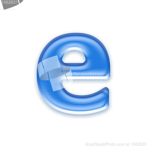 Image of Aqua letter