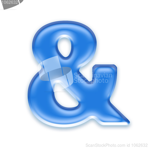 Image of Aqua letter
