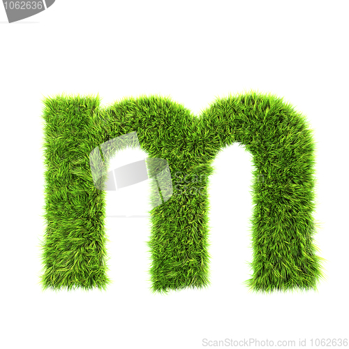 Image of grass lower-case letter