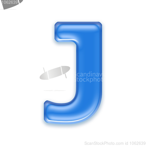 Image of Aqua letters