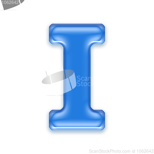 Image of Aqua letters