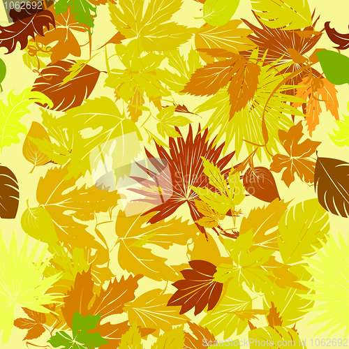 Image of Leaves carpet background