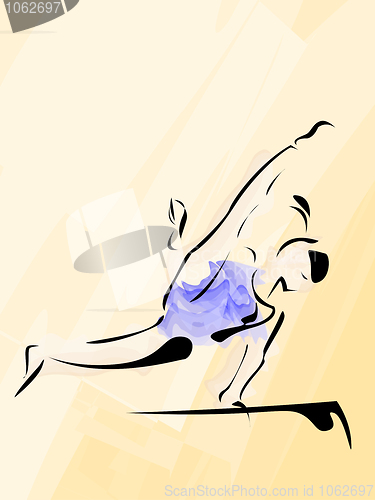 Image of aerobic gymnastic