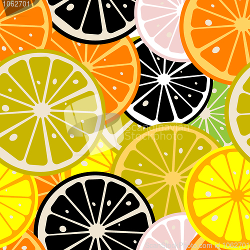 Image of Lemon slices pattern