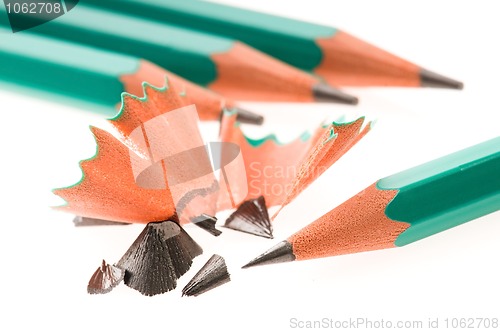 Image of Pencil and shavings