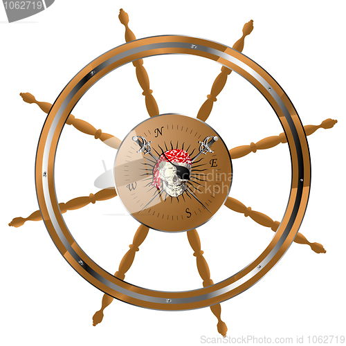 Image of Pirate steering wheel