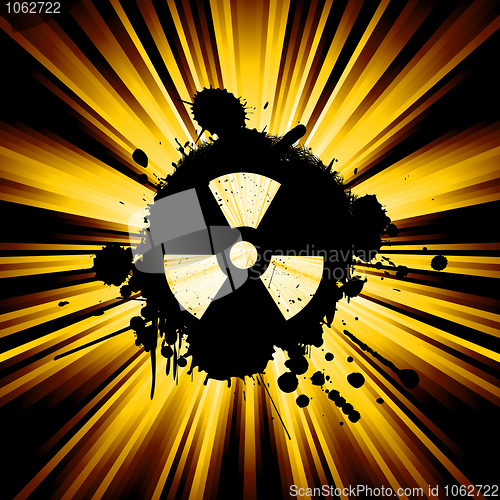 Image of Grunge nuke sign