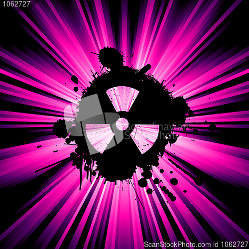 Image of Nuclear hazard background