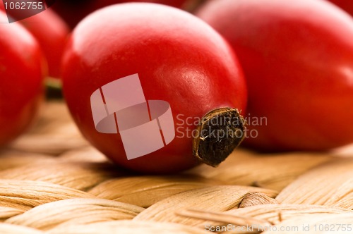 Image of rose hips macro