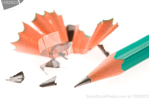 Image of Pencil and shavings