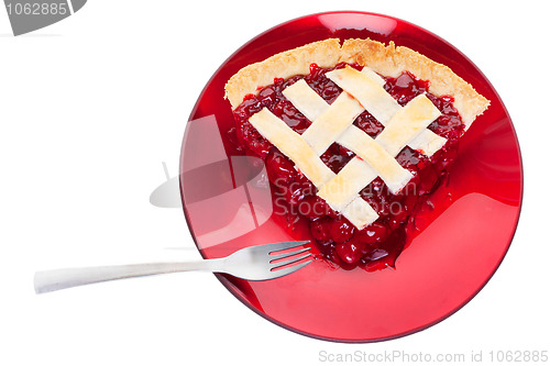 Image of Cherry pie serving