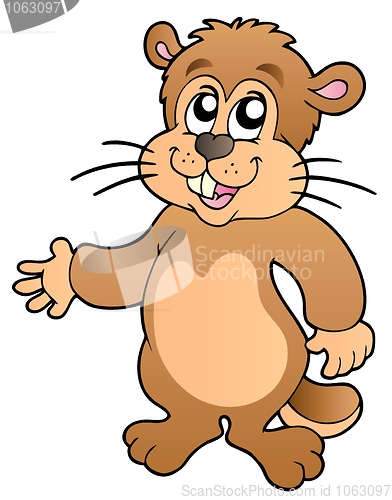 Image of Cartoon groundhog