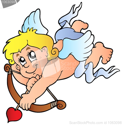 Image of Cupid shooting with bow