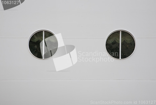 Image of Two portholes