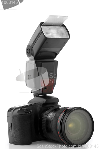 Image of DSLR photo camera 