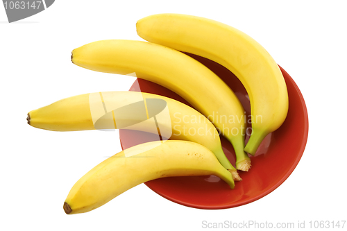 Image of for bananas or red plate