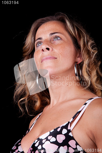 Image of beautiful and elegant mature woman