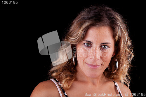 Image of beautiful and elegant mature woman