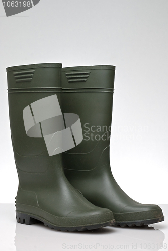 Image of Green rubber boots 