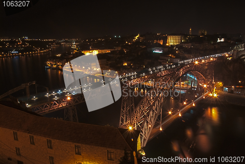 Image of Dom Luis Iron Bridge in Porto