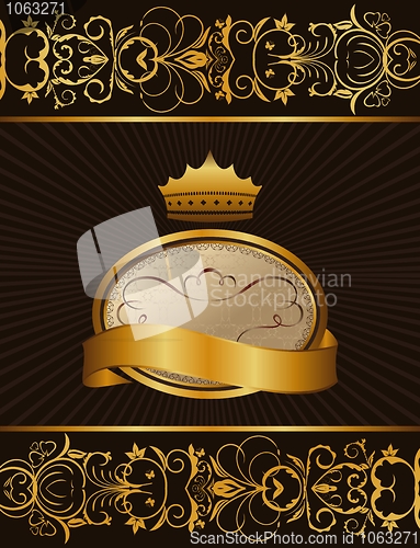 Image of Luxury background with crown