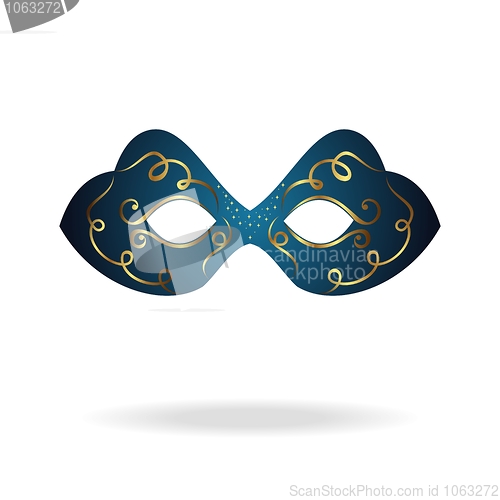 Image of  realistic carnival or theater mask