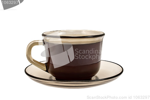 Image of Brown cup of coffee