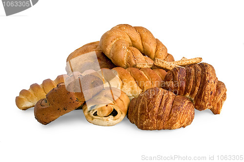 Image of White bread and buns